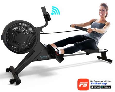 SereneLife Smart Rowing Machine With FitShow App SLRWMC Review Health And Fitness Critique
