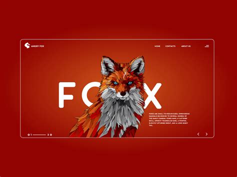 Fox Landing Page By Mamin Ghasemi On Dribbble