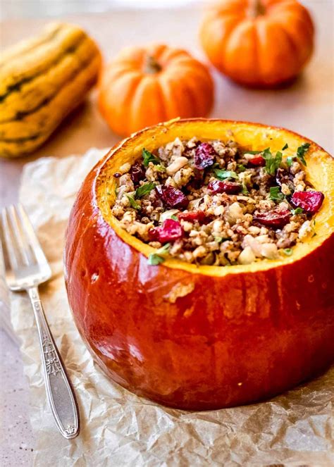 best vegan stuffed pumpkin gluten free