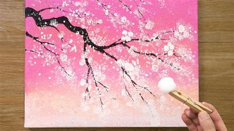 Jay Lee Painting Cherry Blossom Denice Nolan