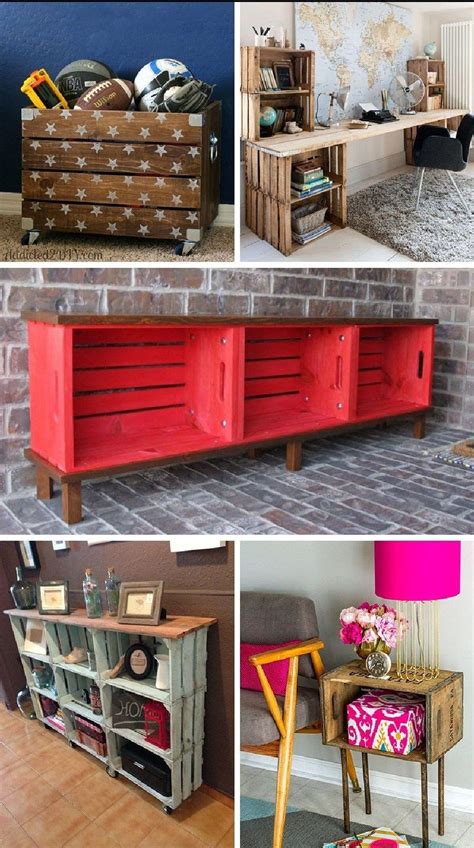 Best Amazing Wood Crate Projects 1 Crate Storage Bench Crate