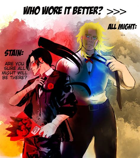 All Might X Stain On Tumblr