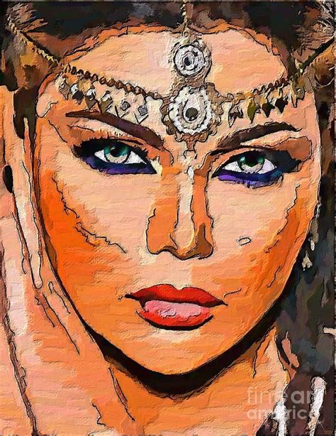 Arab Woman Digital Art By Max Cooper