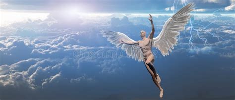 Angel In The Sky Stock Illustration Illustration Of Angels 131972777