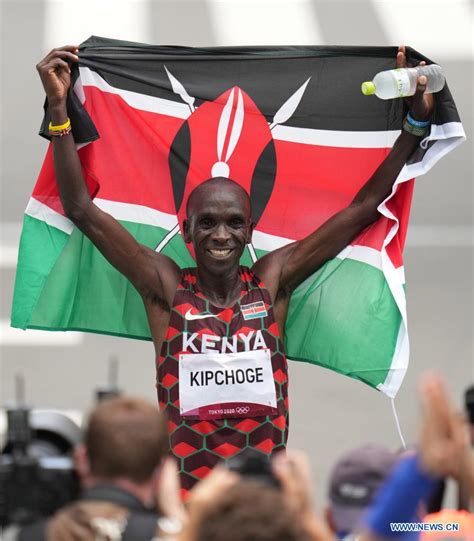 Kenyan Eliud Kipchoge Wins Mens Marathon Gold Medal At Tokyo Olympics