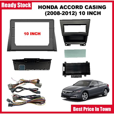 Android Player Casing 10 Honda Accord 2008 2012 Black With Pnp
