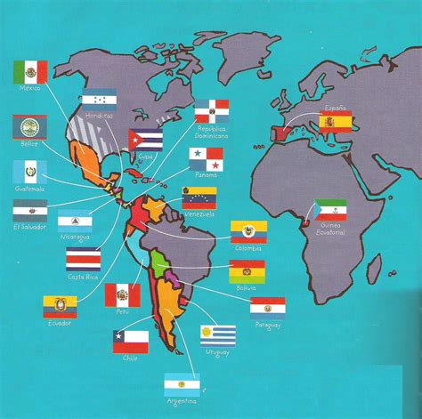 banderas hablar español recursos de enseñanza de español español