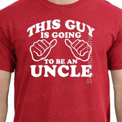 Uncle Mens T Shirt Pregnancy Announcement This Guy Is Going To Etsy