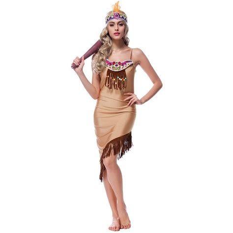 Sexy Women S Native Indians Princess Of Tribe Role Playing Costume Set