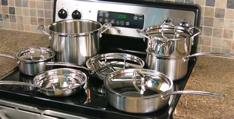 cookware glass stoves steel cuisinart pots pans stove sets stainless kitchen piece multiclad pro gas ceramic most