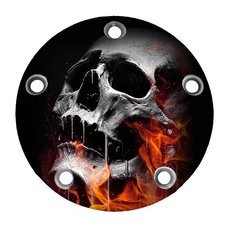 Tighten the screws a little bit at a time in a crisscross pattern. Harley Davidson Timing Cover - Flame Skull 2 [Harley ...