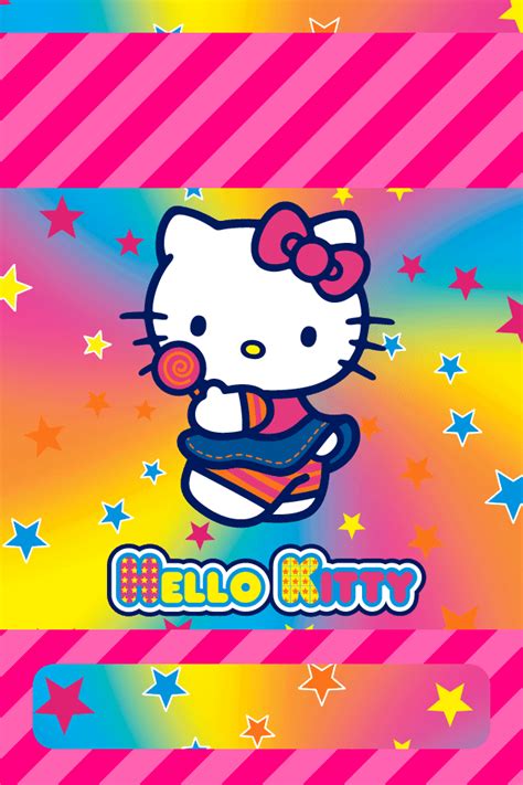 Rainbow Hello Kitty Wallpaper Wallpapersafari