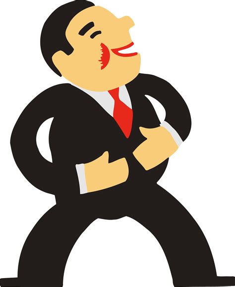 Clipart Laughing Man