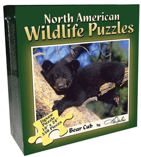 North American Wildlife Jigsaw Puzzle Bear Cub Dutch Country General Store