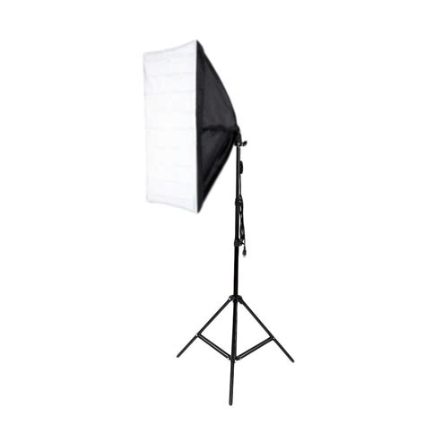 Kshioe Aluminum Adjustable Single 2m Light Stand Reflexed Light Stand Black