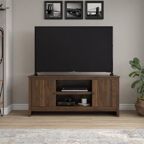 Mainstays Tv Stand For Tvs Up To 65 Walnut