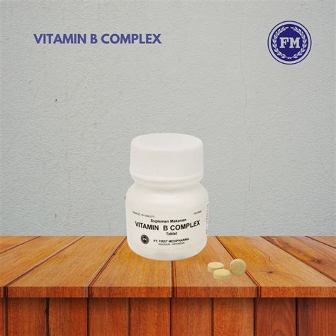 Jual Vitamin B Complex Suplemen Neurotropik Saraf Dan Sel Darah 100 Tablet Shopee Indonesia