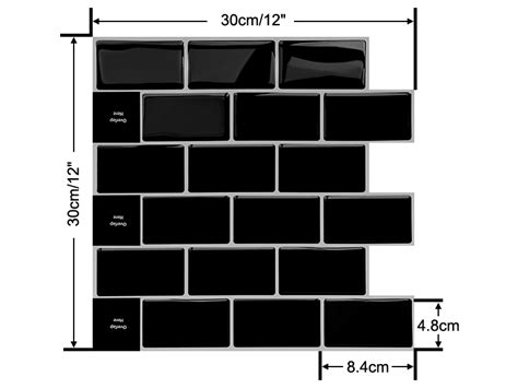Yoillione Upgrade Thicker Peel And Stick Wall Tiles Backsplash For