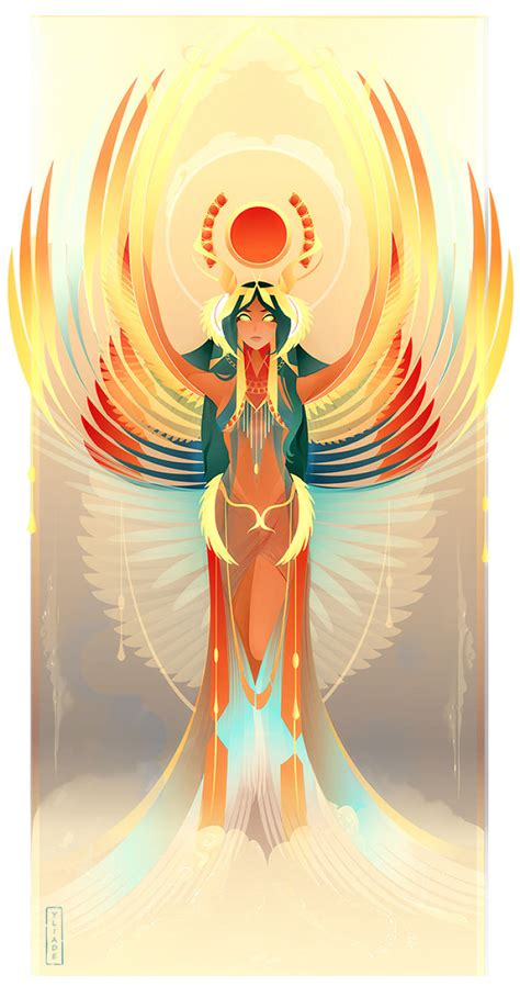 this french artist created 11 beautiful illustrations of ancient egyptian gods and goddesses