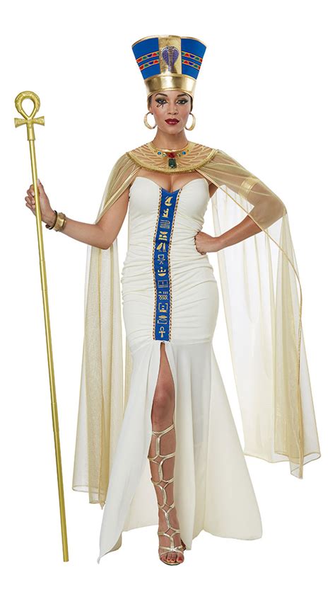Neferti Egyptian Goddess Queen Of Egypt Adult Womens Halloween Costume Ebay
