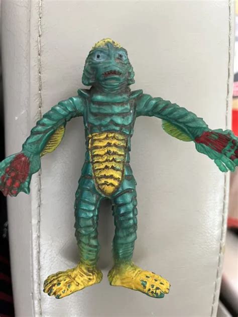Vintage Ahi Universal Monsters Creature From The Black Lagoon Rubber Bendy Toy Picclick