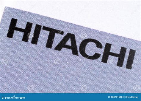 Hitachi Logo Editorial Stock Photo Image Of Businesses 168761648
