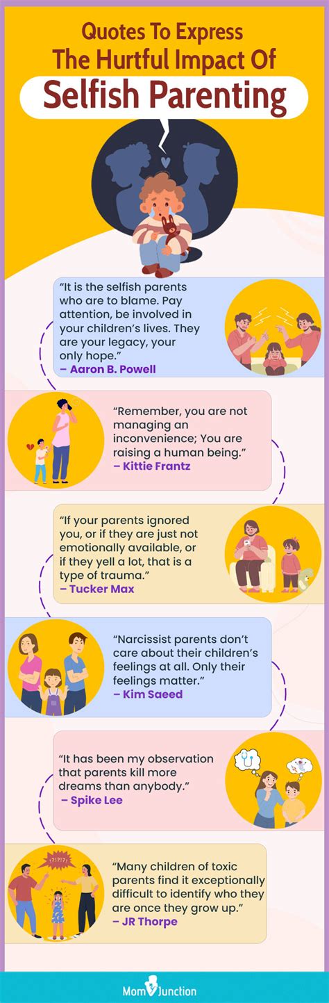 75 Selfish Parents Quotes And Sayings