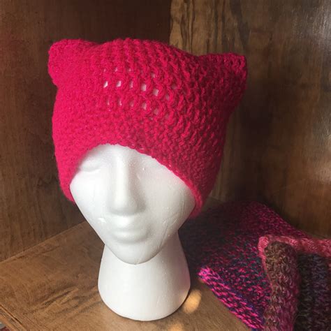 Sparkle Pink Pussy Hat Beanies Protest Hat Womens Etsy