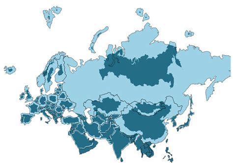 This Map Reveals The Actual Size And Shape Of Every Country In The World