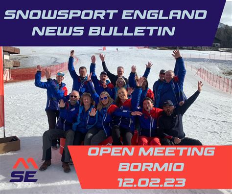 Snowsport England Open Meeting English Alpine Championships 2023 Snowsport England