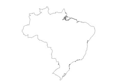Mapas Do Brasil Para Colorir E Imprimir