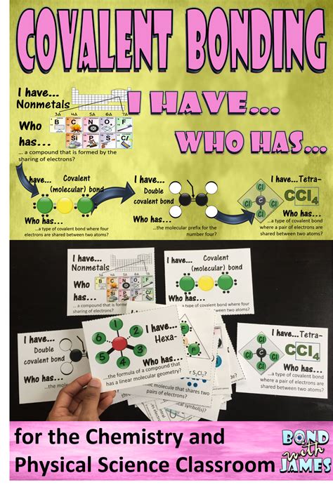 Review Covalent Bonding With The I Havewho Has Card Game Play As A