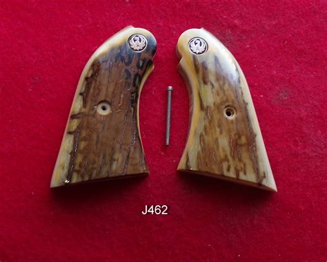 Awesome Pair Of Siberian Mammoth Ivory Grips For Ruger Bearcat
