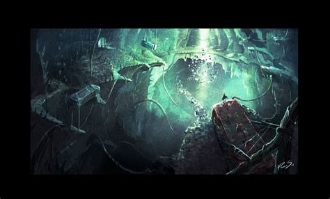 Concept Art Cave 1 By Poespoes On Deviantart Art