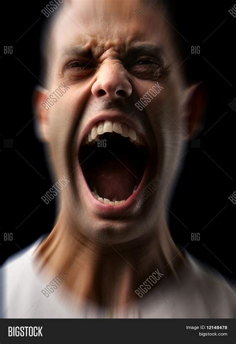 Angry Man Screaming Image And Photo Free Trial Bigstock