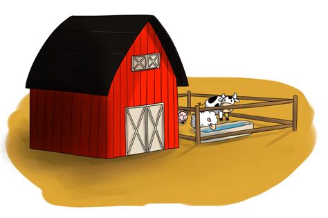 Farmhouse Clipart Animal Farm Farmhouse Animal Farm Transparent Free