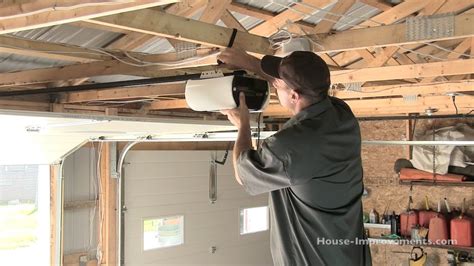 How To Install A Garage Door Opener Youtube