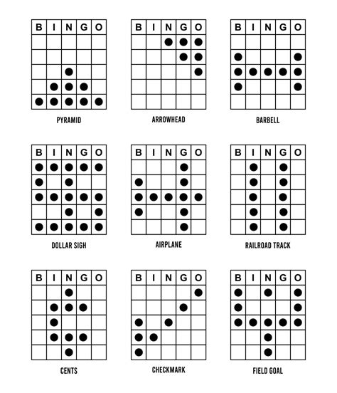 Free Printable Bingo Patterns Free Printable Templates
