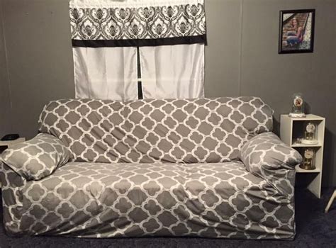 5 Steps In Turning A Sheet Into A Couch Cover No Sewing Diy Couch
