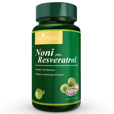 Noni Plus Resveratrol Capsules Natrition