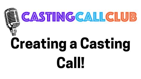 Casting A Voice Acting Casting Call Youtube