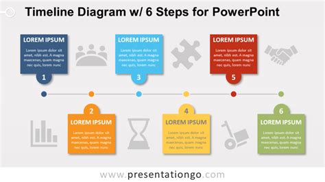 Simple Timeline Powerpoint Diagram Presentationgo Tim