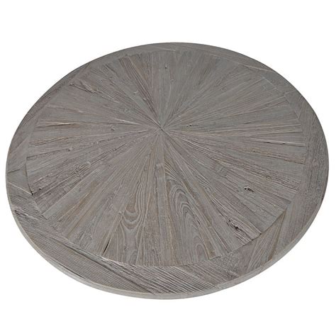 Elm parquet top round dining table. Round Dining Table Made Of Elm Furniture - La Maison Chic ...