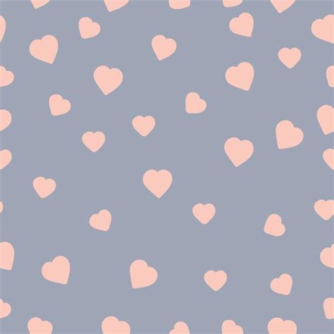 Simple Pastel Heart Shapes Vector Free Download Wowpatterns
