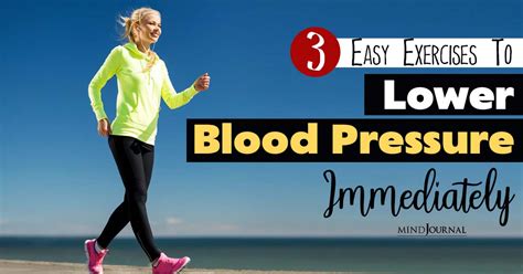 Top Three Easy Exercises To Lower Blood Pressure Immediately