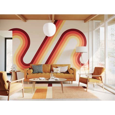 1970s Style Wall Murals By Bobbi Beck Retro To Go