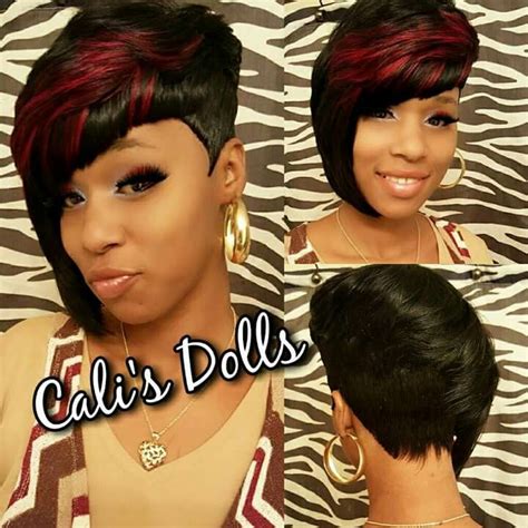 Short short hair style weave is beautiful, classic, and always in style. Pin by Mary Jordan on Fashion Divas | Short quick weave ...