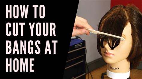 How To Cut Your Own Bangs Thesalonguy Youtube