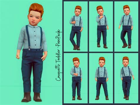 The Sims Resource Toddler Pose Pack Cas And Game Mode Set 4