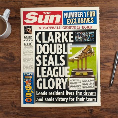 Похожие запросы для football newspaper articles. The Sun Personalised Spoof Newspaper Article - Football ...